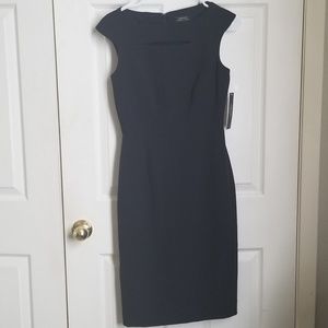 Tahari Navy Dress